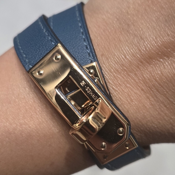 Hermes Kelly Double tour bracelet swift convert with gold hardware - Picture 3 of 13